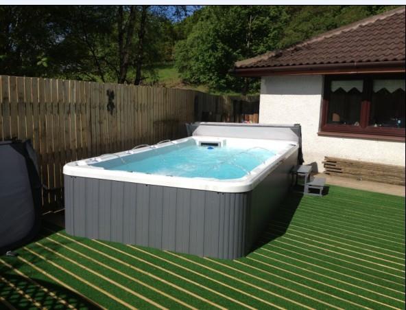 Piscina interminable de 5 metres